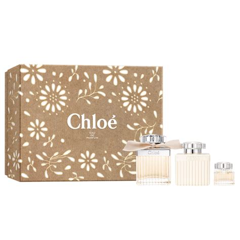 chloe perfume 75ml gift set|chloe by 3 piece set.